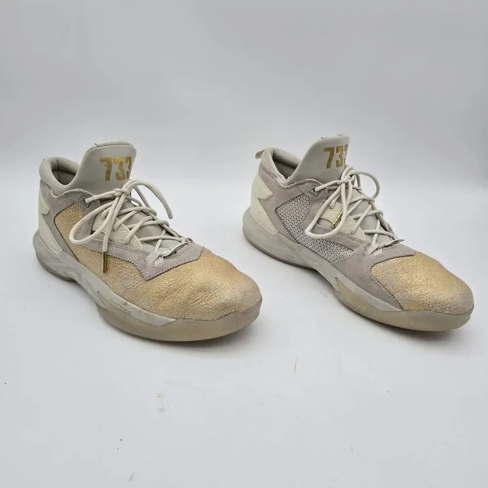 Adidas Damian D Lillard Mens 15 Gold 2 BHM Black History Jesse Owens AQ7959